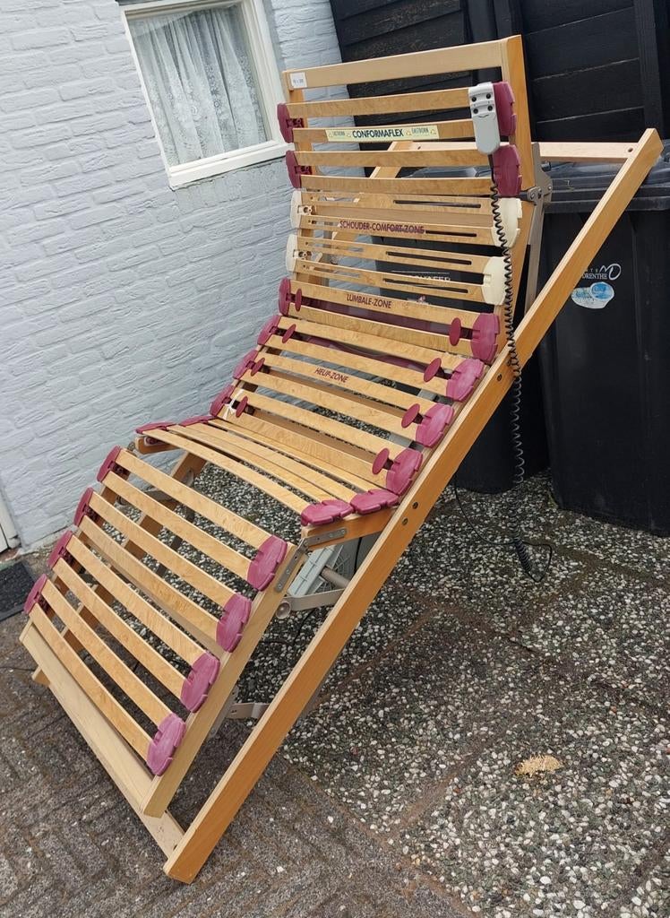 Elektrische bedbodem 90x200 cm, Ophalen, Eenpersoons, 90 cm