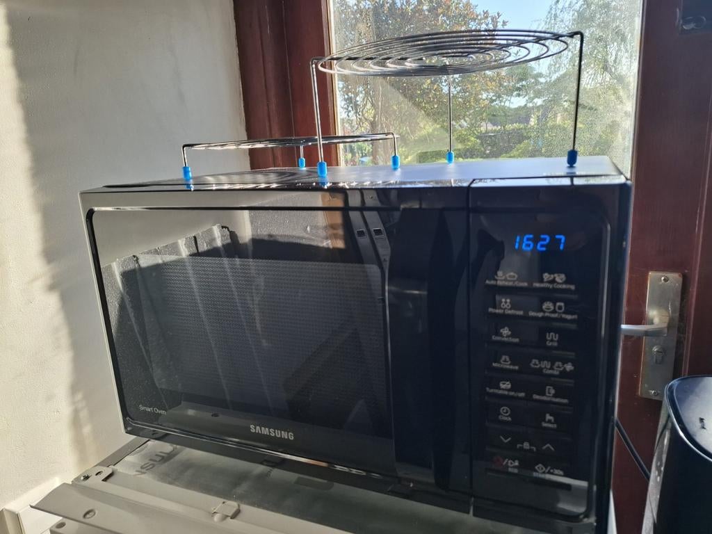 Samsung MC28H5015AK combimagnetron 28 liter, Ophalen, Zo goed als nieuw, Grill