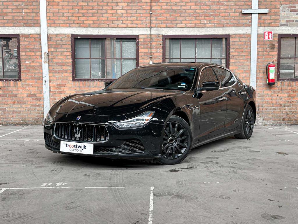 Maserati Ghibli 3.0 V6 350pk 2014, Auto's, Maserati, Automaat, Gebruikt, Bedrijf, Sedan
