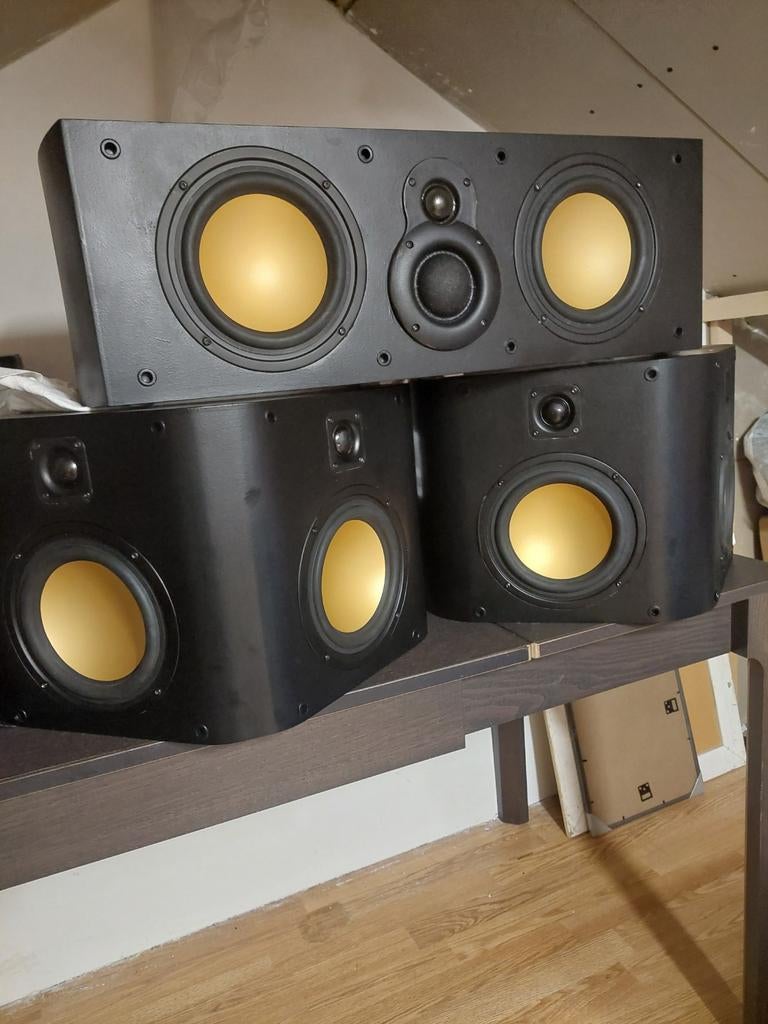 Swan speakerset, Audio, Tv en Foto, Luidsprekers, Ophalen, 120 watt of meer, Front, Rear of Stereo speakers, Overige merken