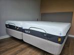 Tempur bed met 2x Pro Medium Firm en 2x Zero G 400, Ophalen, Verstelbaar, Tweepersoons, Zo goed als nieuw