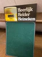 Vintage Heineken Reclamebord Jaren '70 - Heerlijk Helder, Verzamelen, Ophalen of Verzenden, Gebruikt, Reclamebord