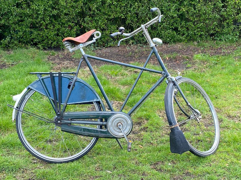 Gazelle 66cm Kruisframe herenfiets groen 100% origineel goed, Fietsen en Brommers, 65 cm of meer, Ophalen, Gebruikt, Gazelle