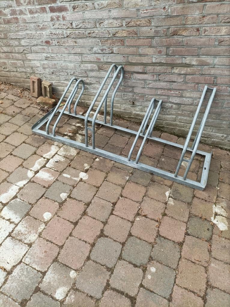 Gegalvaniseerd fietsenrek voor 4 fietsen, Fietsen en Brommers, Fietsaccessoires | Fietsenrekken, Ophalen, Gebruikt