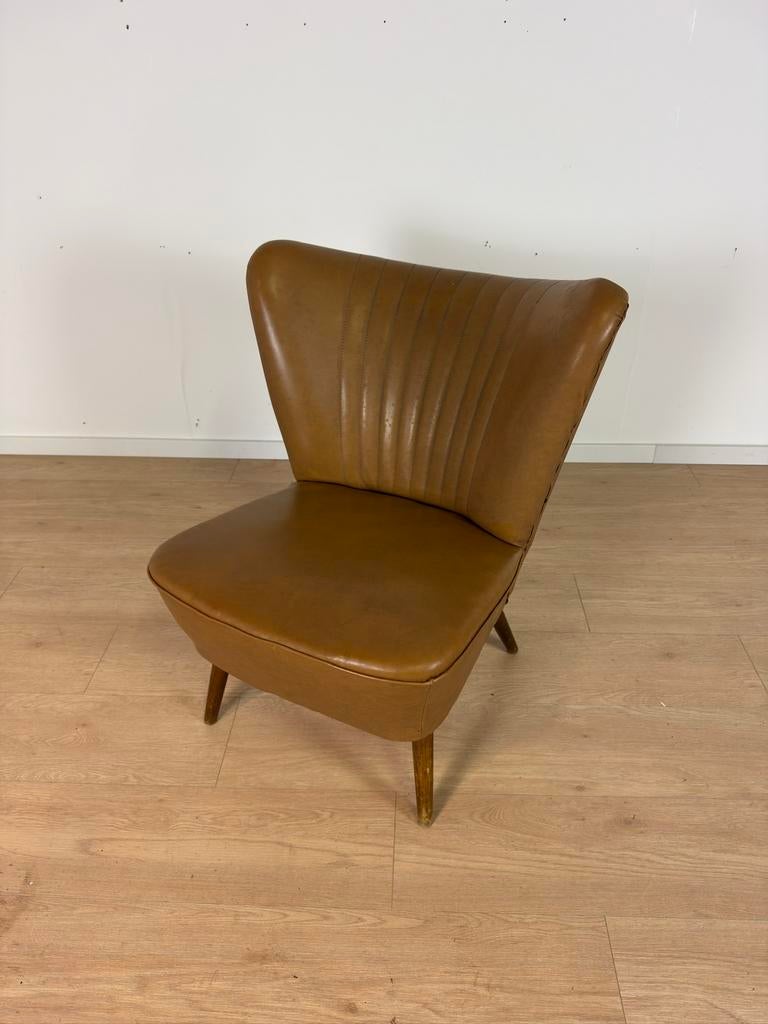 Vintage fauteuil stoel, Ophalen, Zo goed als nieuw, 75 tot 100 cm, 50 tot 75 cm