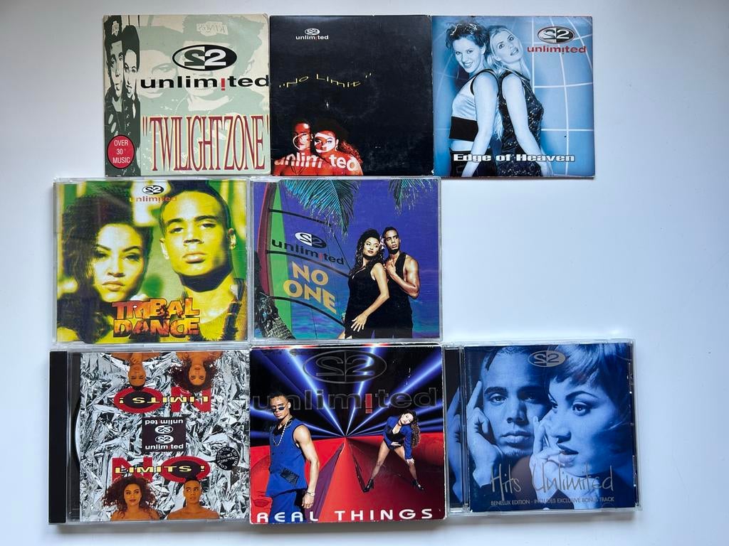 2 Unlimited - 3 Album CD & 5 CD-singles, Ophalen of Verzenden, Zo goed als nieuw, Dance Populair