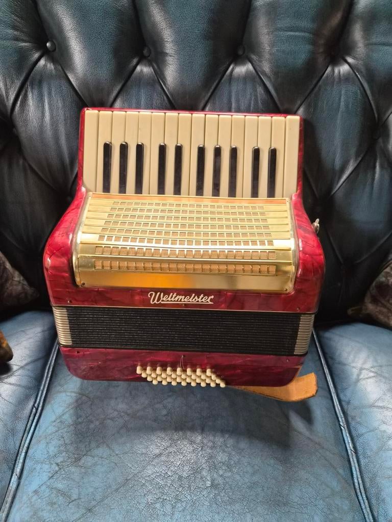Weltmeister Accordeon voor de liefhebber, Ophalen of Verzenden, Gebruikt, Toetsaccordeon, Weltmeister