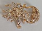 Zon en maan broche, Overige materialen, 4 tot 7 cm, Overige kleuren, Nieuw