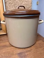 Vintage Weck Emaille Inmaakpan met Deksel, Ophalen of Verzenden