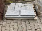 Vijverrand natuur steen., Ophalen, Gebruikt, Natuursteen, Terrastegels