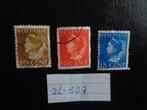 nl indie - wilhelmina 1941 (zl-587), Ophalen of Verzenden, Gestempeld, Nederlands-Indië
