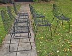 6x vintage Pastoe Cees Braakman wirechairs, Ophalen, Gebruikt