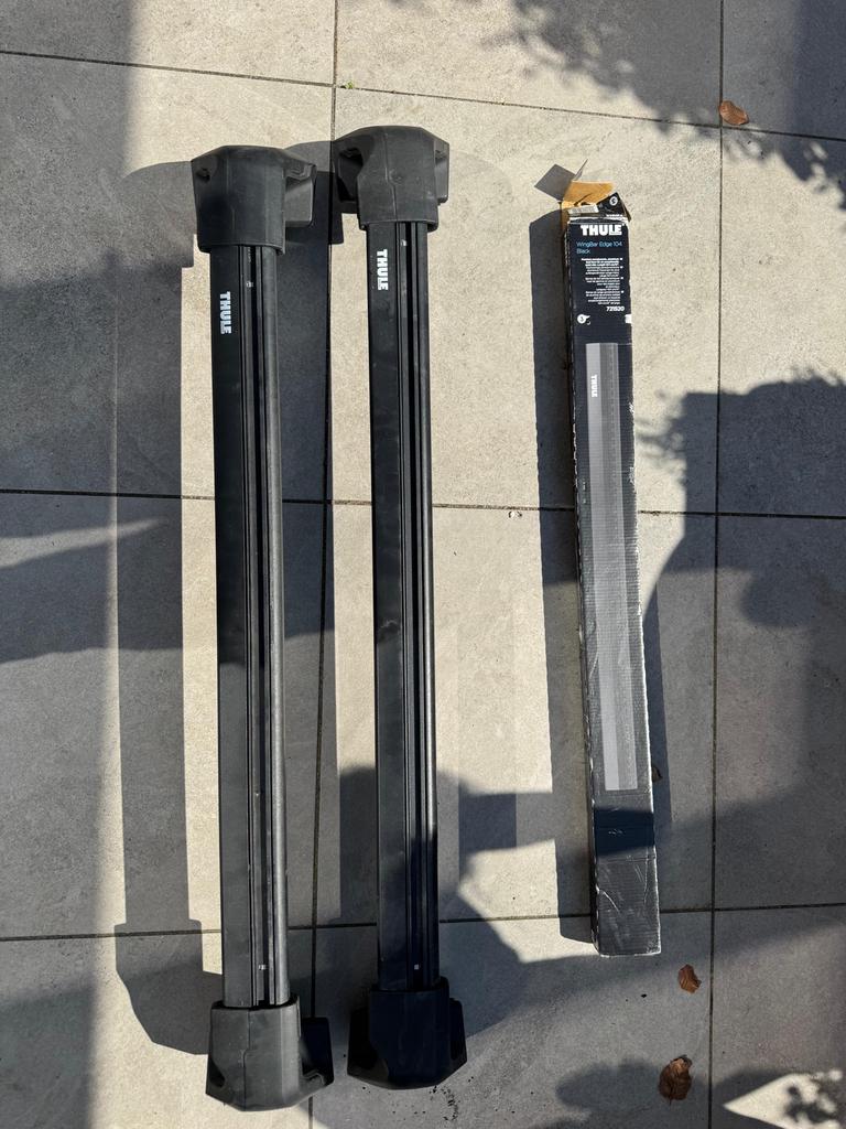 Thule WingBar Edge zwart Opel Astra (2016–2022) compleet, Auto diversen, Dakdragers, Ophalen, Gebruikt