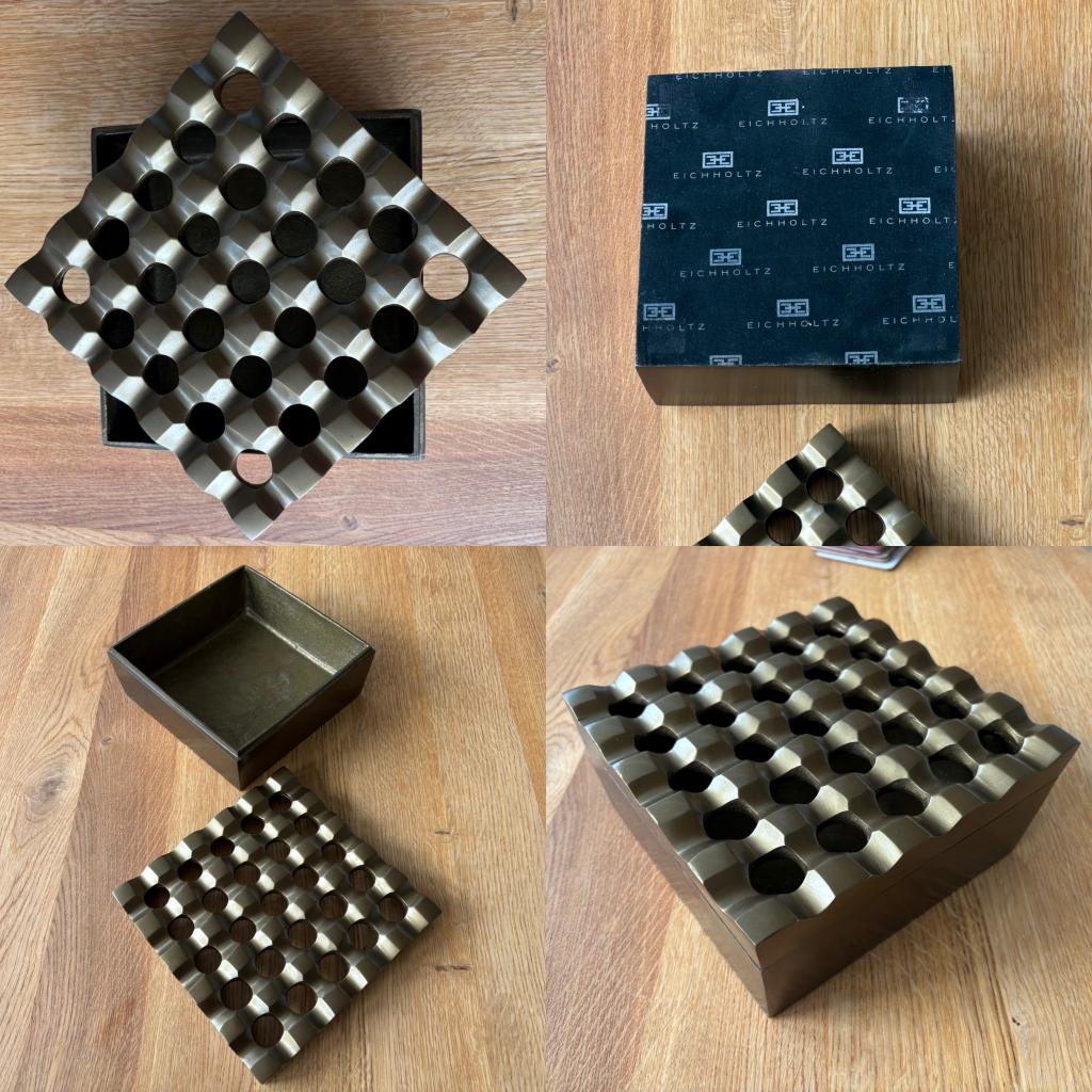 Eichholtz - Deluxe - messing - asbak, Verzamelen, Rookartikelen, Aanstekers en Luciferdoosjes, Ophalen of Verzenden, Nieuw, Asbak