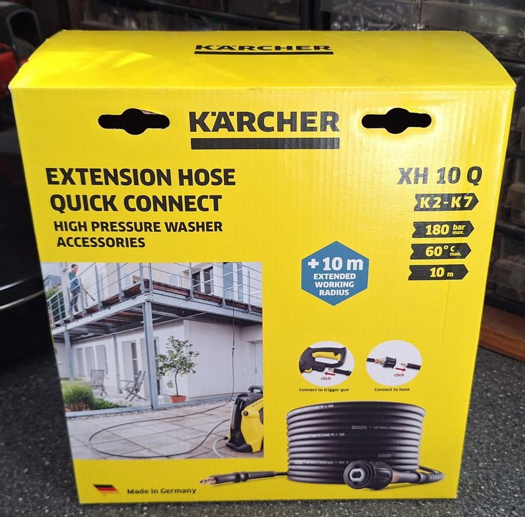 Kärcher XH 10 Q Hogedrukreiniger Verlengslang 10m Nieuw, Ophalen, Nieuw, Elektrisch