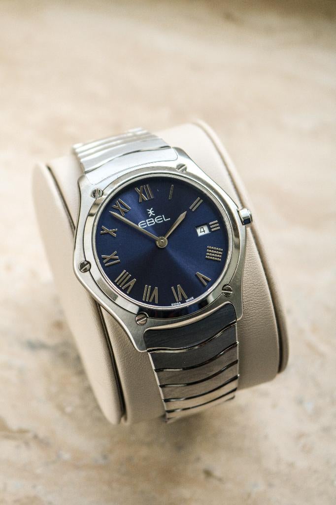 EBEL SPORT CLASSIC HEREN QUARTZ HORLOGE 1216420A, Sieraden, Tassen en Uiterlijk, Overige merken, Staal, Staal, Polshorloge