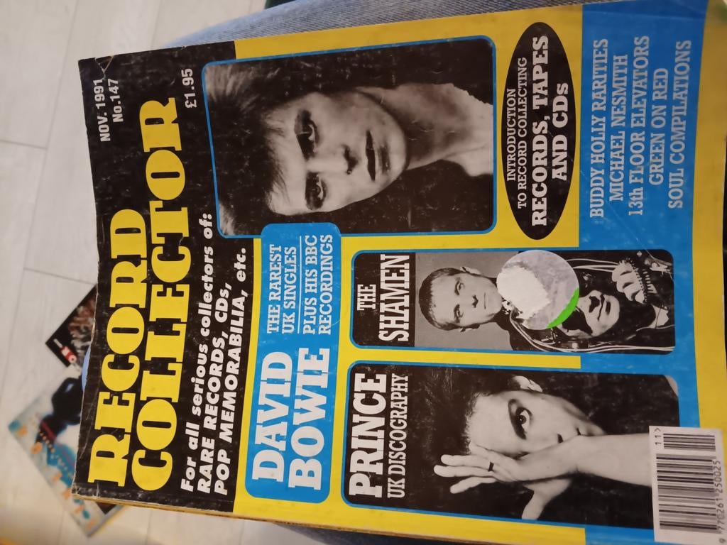 Record Collector Magazine no.147 November 1991 Bowie, Prince, Ophalen of Verzenden, Muziek, Film of Tv