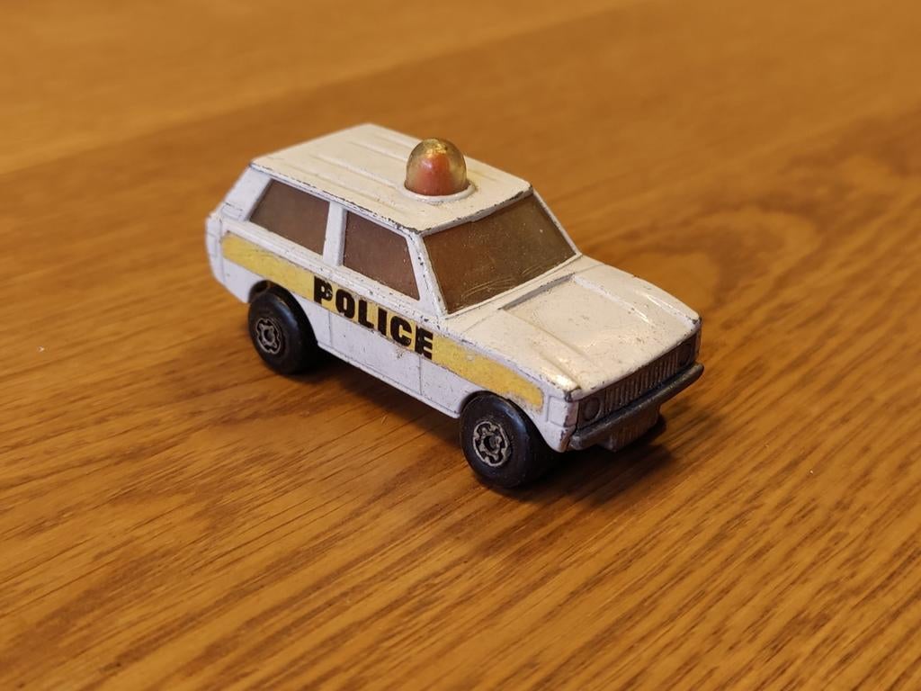 Range Rover Police Patrol Matchbox, Ophalen of Verzenden, Zo goed als nieuw, Auto