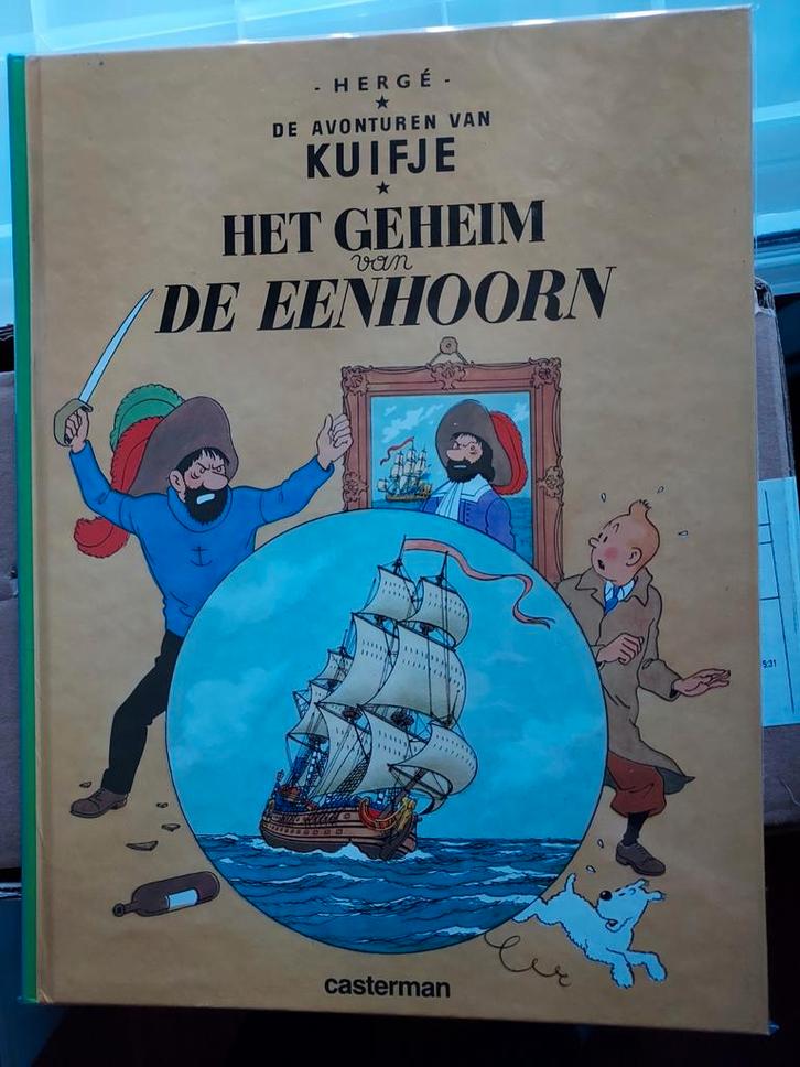 Kuifje: Het Geheim van de Eenhoorn - Hardcover 1987, Boeken, Stripboeken, Gelezen, Eén stripboek, Ophalen of Verzenden