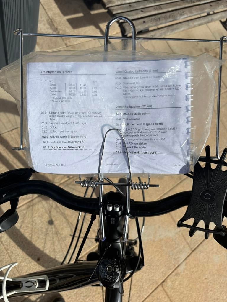 Fietskaart houder, Ophalen, Zo goed als nieuw