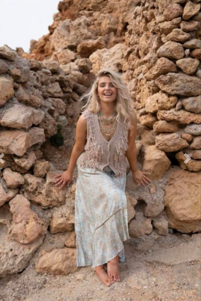 Isla Ibiza Bonita Rok Top en kettting 🤩🌴🐚, Maat 42/44 (L), Ophalen of Verzenden, Zo goed als nieuw, Onder de knie