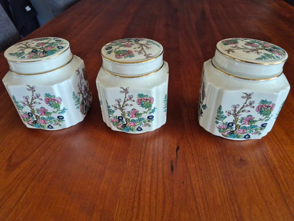 3 Sadler England voorraad potten Thee Koffie Suiker enz, Ophalen of Verzenden