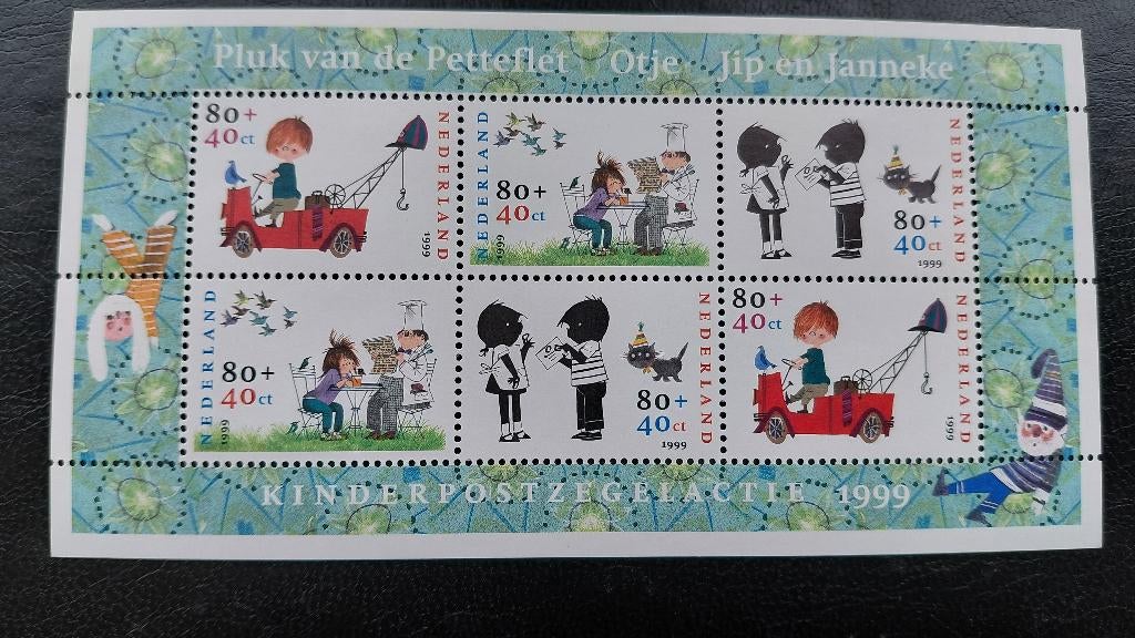 Postzegels Nederland Kinderzegels 1999, Postzegels en Munten, Verzenden, Na 1940, Postfris