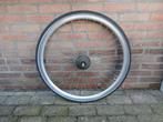28 inch achterwiel met Shimano cassette, Wiel, Gebruikt, Algemeen, Ophalen of Verzenden