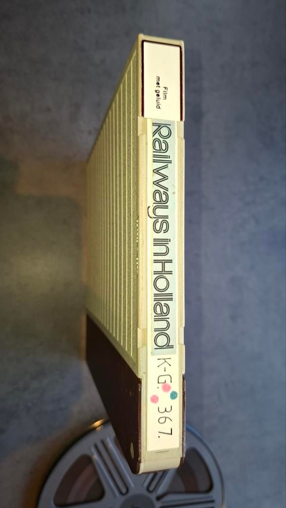 Super8 film "Railways in Holland" met geluid, Audio, Tv en Foto, Filmrollen, 8mm film, Ophalen of Verzenden