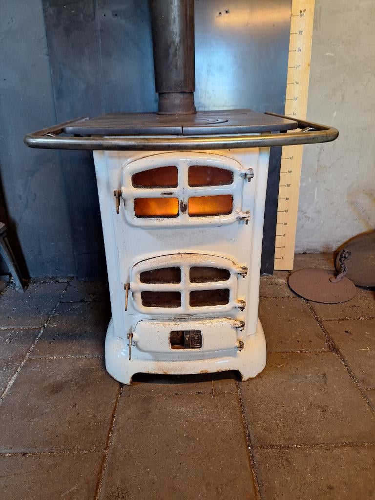 Prachtige Etna 934 kookkachel houtkachel, Ophalen, Gebruikt, Houtkachel, Vrijstaand