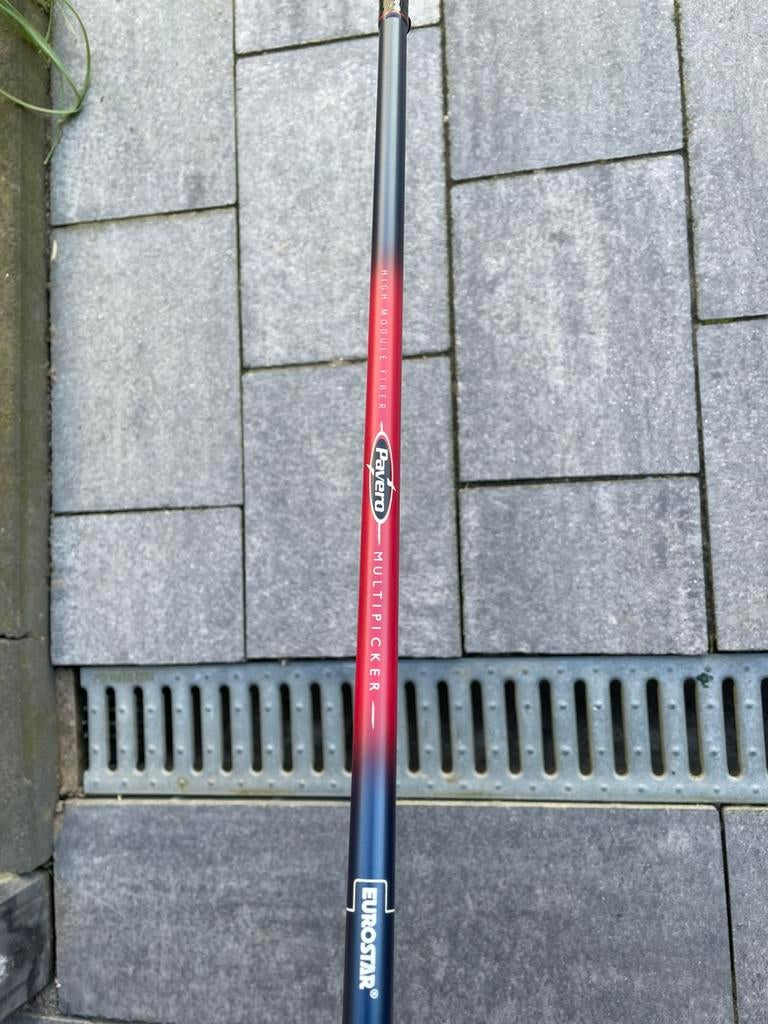 Mooie rode werphengel, Watersport en Boten, Ophalen of Verzenden, Zo goed als nieuw, Werphengel