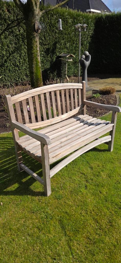 Teakhouten tuinbank, Tuin en Terras, Tuinbanken, Ophalen of Verzenden, Zo goed als nieuw, Teakhout