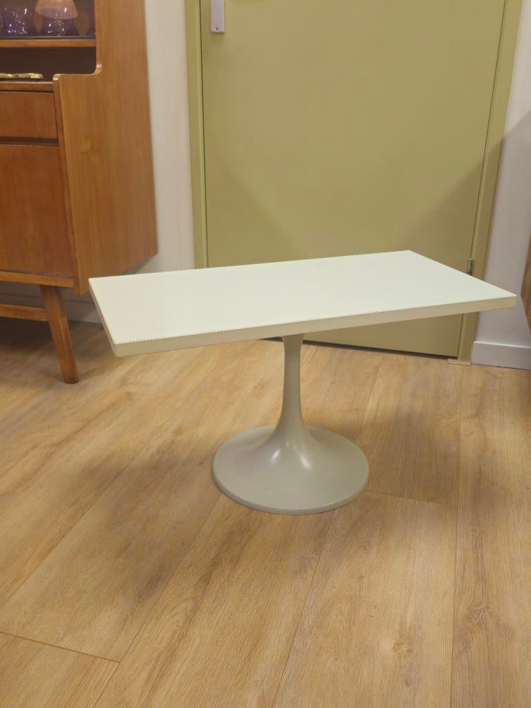 Vintage Tulip Salontafel Bijzettafel Tafel Wit, Ophalen, Nvt, Rechthoekig, Nvt