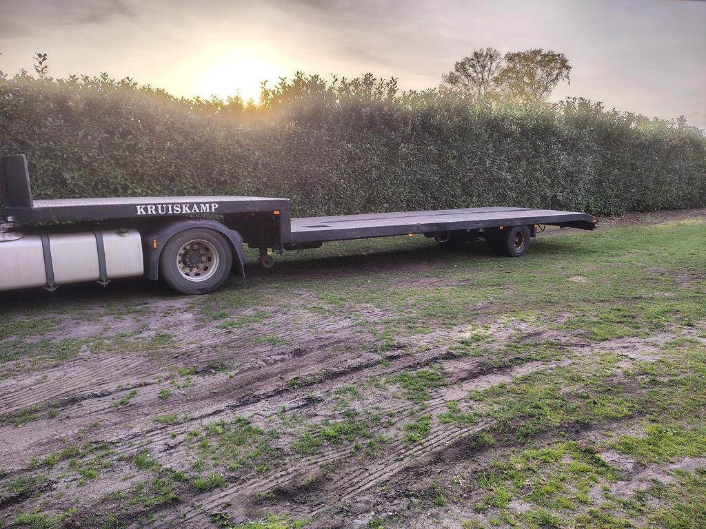 FLOOR SEMI DIEPLADER / BOOTTRAILER, Auto's, Overige brandstoffen, Bedrijf, Aanhangers en Opleggers, Te koop