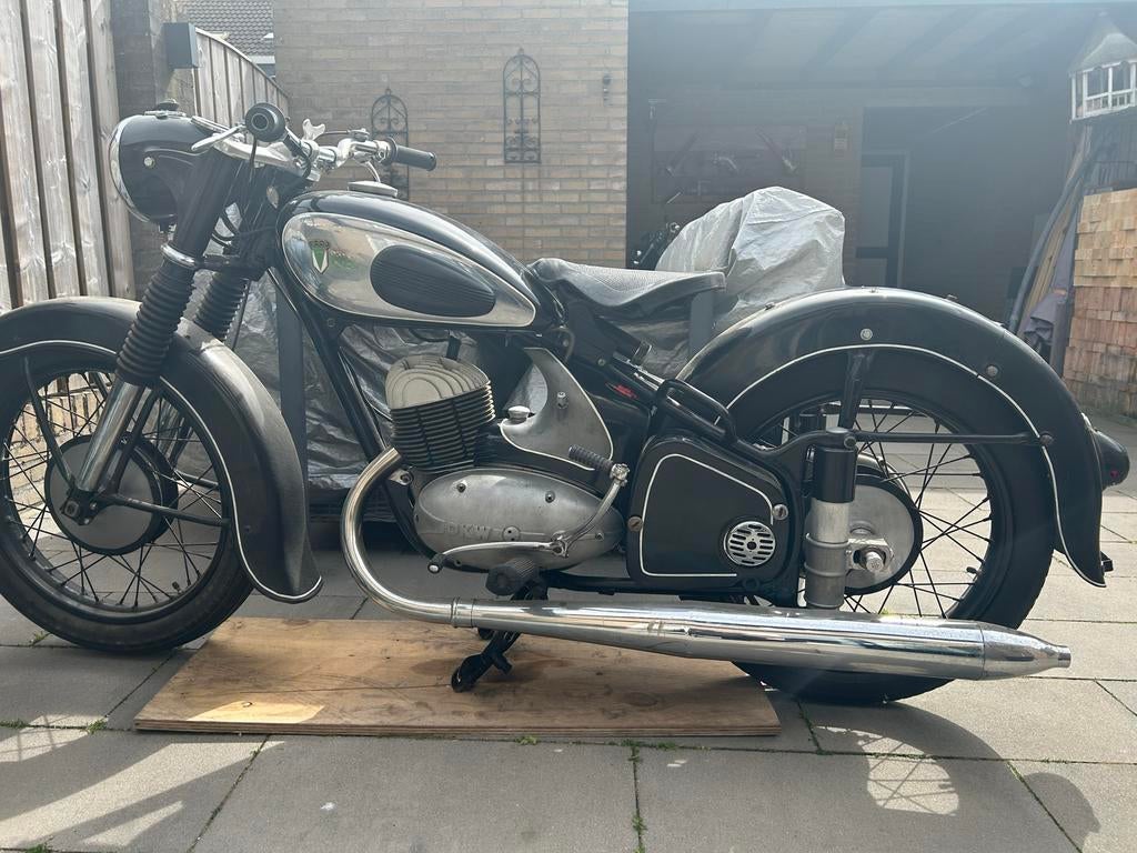 DKW RT 250/2 uit 1956 - Origineel & Compleet met Kenteken, Motoren, Motoren | Oldtimers, Gebruikt, Overig, 11 kW of minder, Handgeschakeld