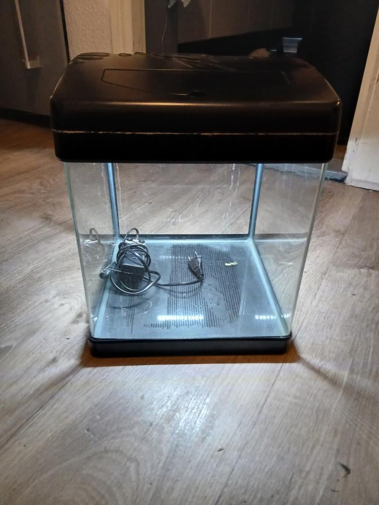 Aquariumbak met Led verlichting., Dieren en Toebehoren, Vissen | Aquaria en Toebehoren, Ophalen, Gebruikt, Pomp, Verlichting of Verwarming