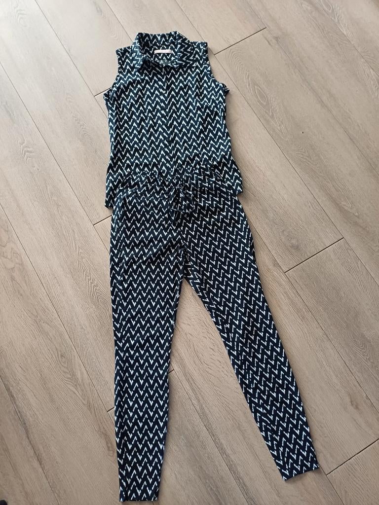 Broek en blouse Studio Anneloes maat S, izgs, Blauw, Ophalen of Verzenden, Zo goed als nieuw, Maat 34 (XS) of kleiner