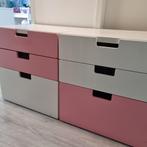 2x Ikea Stuva ladekasten roze/wit kinderkamer, Ophalen, Overige materialen, Gebruikt, 50 tot 100 cm
