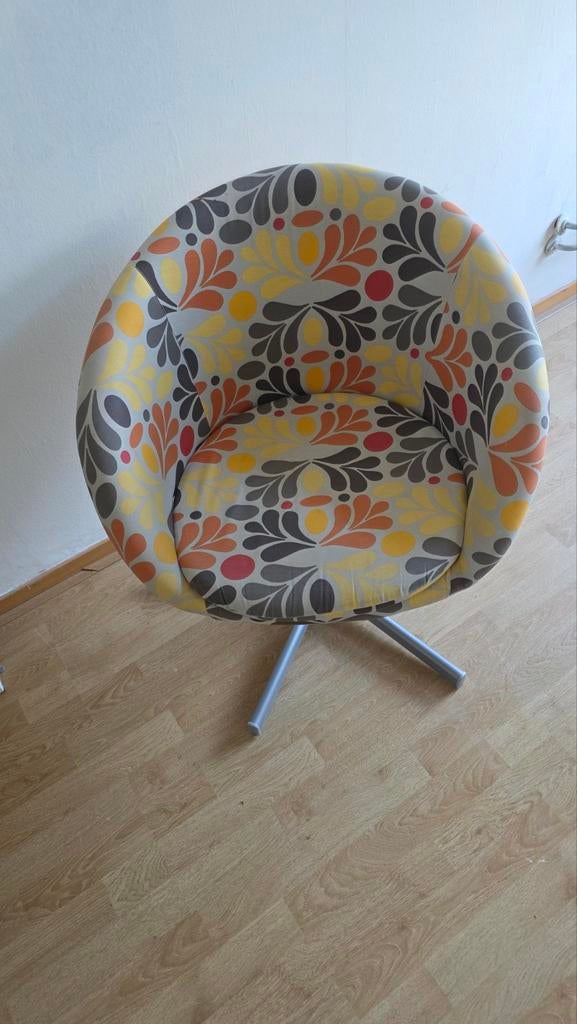 Draai kuipstoel, Ophalen of Verzenden, Minder dan 75 cm, 50 tot 75 cm