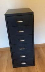 Ikea Metalen Ladenkast  6 lades   20 euro, Ophalen, Minder dan 50 cm, 5 laden of meer, Zo goed als nieuw