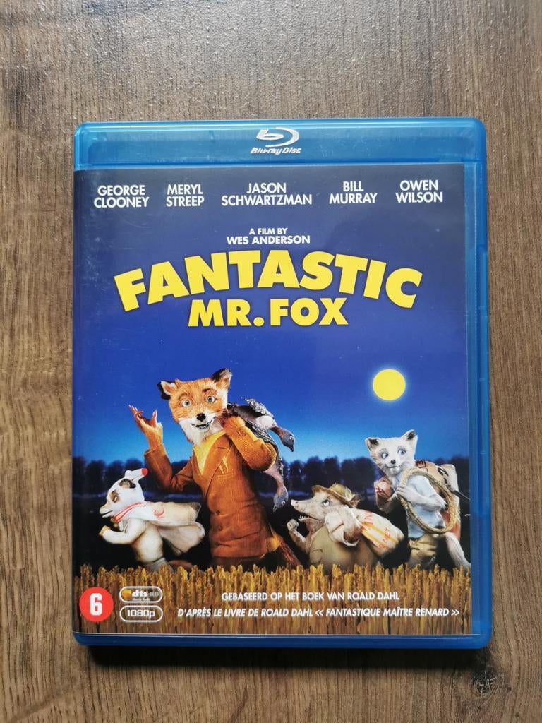 Fantastic Mr. Fox - Wes Anderson - blu-ray, Cd's en Dvd's, Ophalen of Verzenden, Tekenfilms en Animatie