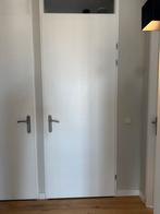 6 x Opdekdeuren met stalen kozijnen en bovenlichten, Ophalen, Gebruikt, 80 tot 100 cm, 215 cm of meer