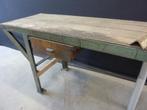 Zware wandgemonteerde werkbank 60x150cm werktafel + lade