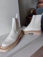 Mango Chelsea boots met rubberen zool - Maat 37, Mango, Wit, Lage of Enkellaarzen, Ophalen of Verzenden