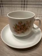 Scherzer Bavaria Germany kop en schotel met bloemmotief, Ophalen of Verzenden