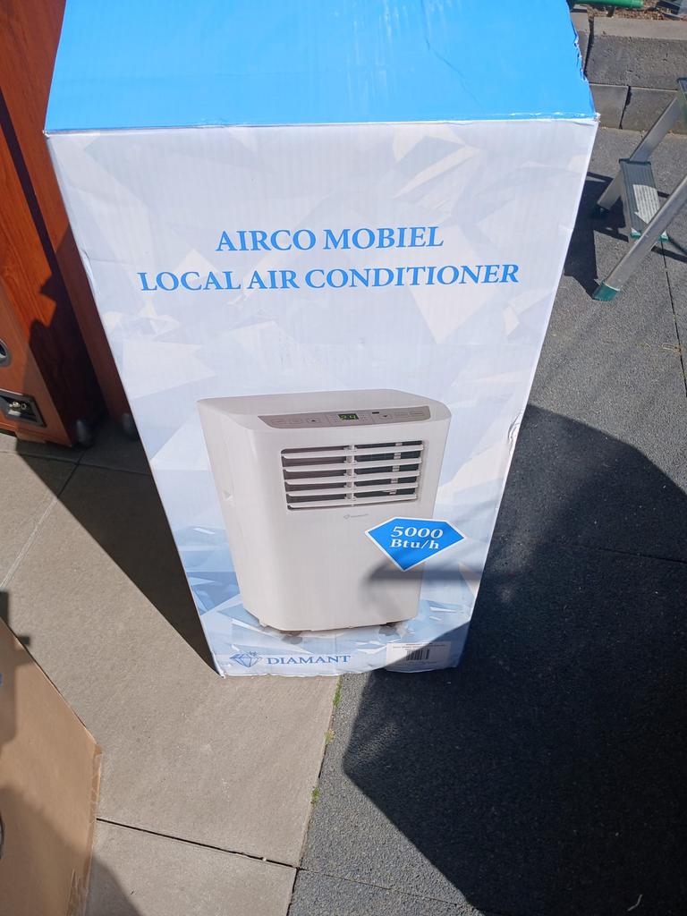 Mobiele Airco Diamant 5000 Btu/h - Nieuw in doos, Witgoed en Apparatuur, Airco's, Ophalen, Minder dan 60 m³, Nieuw, Koelen en Ontvochtigen