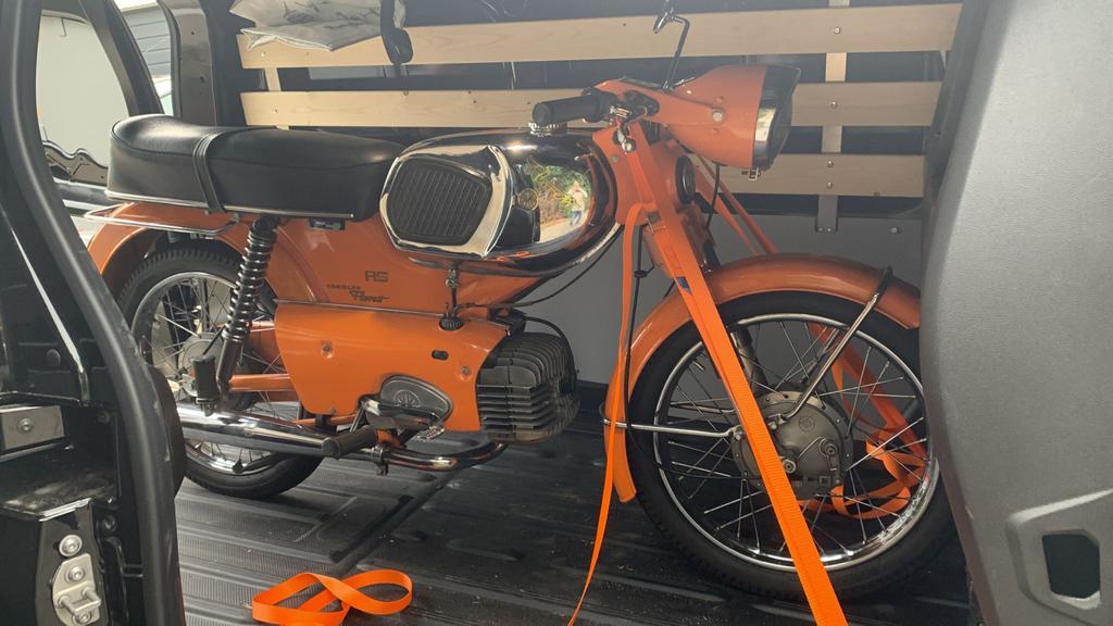 Kreidler Florett Buffeltank - Originele Lak - ZF Kenteken, Fietsen en Brommers, Brommers | Kreidler, Ophalen, Gebruikt, Maximaal 45 km/u