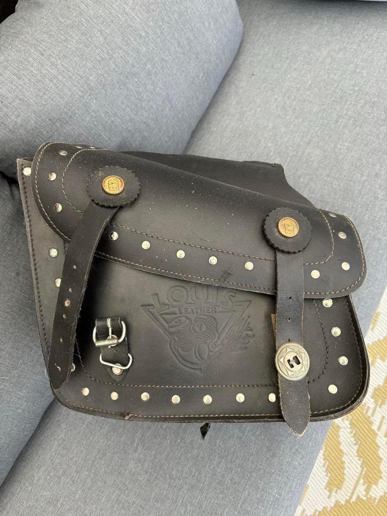 Louis Leather Zadeltassen Motorfiets Tassen - Gebruikt, Motoren, Ophalen, Gebruikt