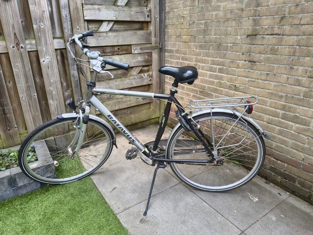 Batavus fiets met Shimano derailleur, aluminium frame, Ophalen, Gebruikt, Velgrem, Versnellingen