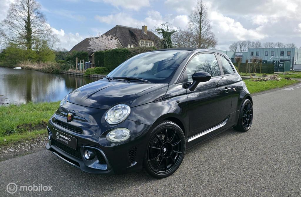 Fiat 500 C 1.4 T-Jet Abarth 595 / Carbon / Beats / Navi, Auto's, Fiat, Voorwielaandrijving, Gebruikt, Zwart, 4 cilinders